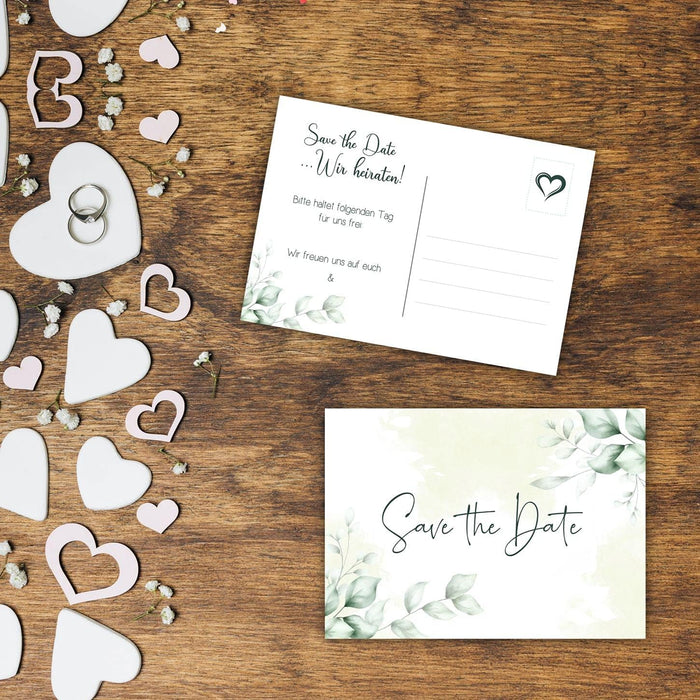 25 save the date Karten Hochzeit Wir heiraten Einladung Wedding Hochzeitsfeier Save the Date Postkarten Hochzeit Boho #A08