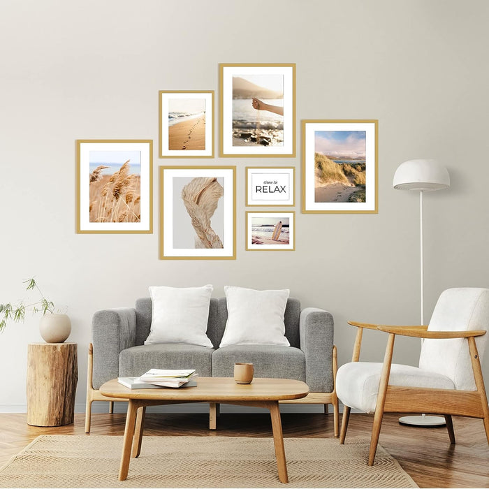 Küchen Poster Set Strand Meer Collage