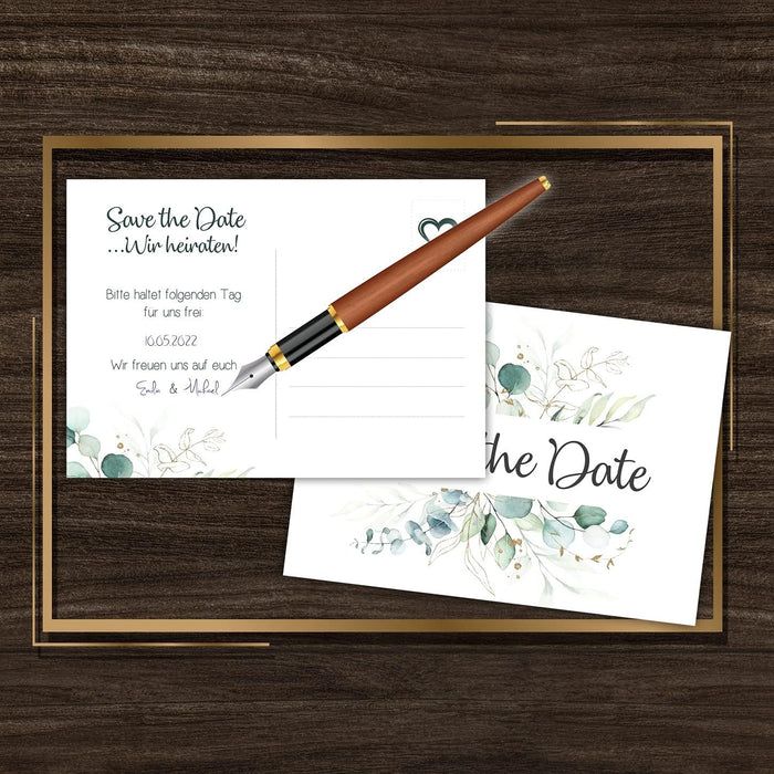 25 save the date Karten Hochzeit