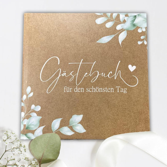 Boho Hochzeit Gästebuch Hochzeit Fotobuch Hochzeitsbuch Gäste Hochzeiten Geschenk blanko Hardcover, stabile Bindung Fadenheftung #D03