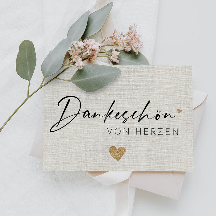 25 Dankeskarten
