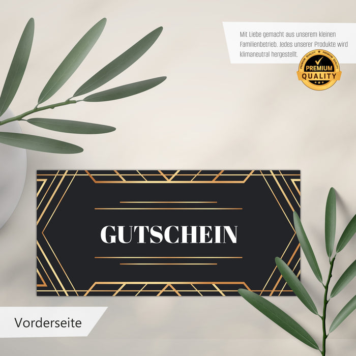 22 Blanko Gutscheine zum selber Ausfüllen