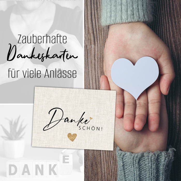 25 Dankeskarten
