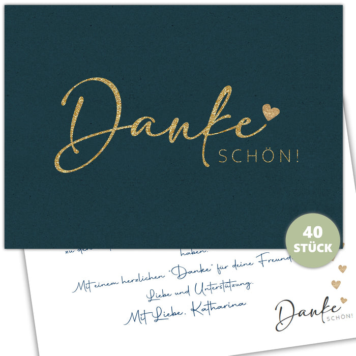 25 Dankeskarten