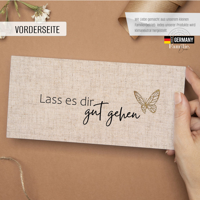 25 Blanko Gutscheine zum selber Ausfüllen mit Schmetterling