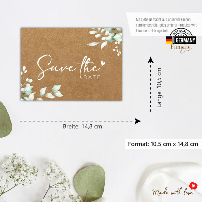 25 save the date Karten Hochzeit