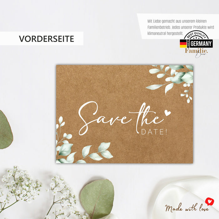 25 save the date Karten Hochzeit