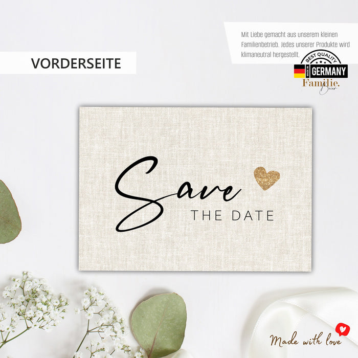 25 Save the date Karten