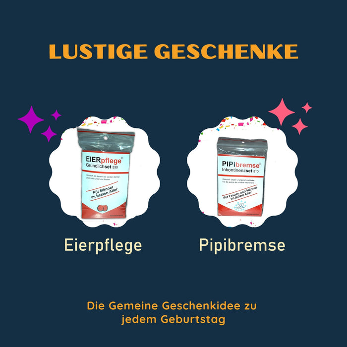 Lustige Geschenkidee Männer zum 18 30 40 50 60 | 5 teilig | Böse Geschenkidee | Spaßgeschenk