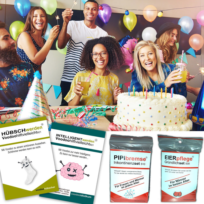 Lustige Geschenkidee Männer zum 18 30 40 50 60 | 5 teilig | Böse Geschenkidee | Spaßgeschenk