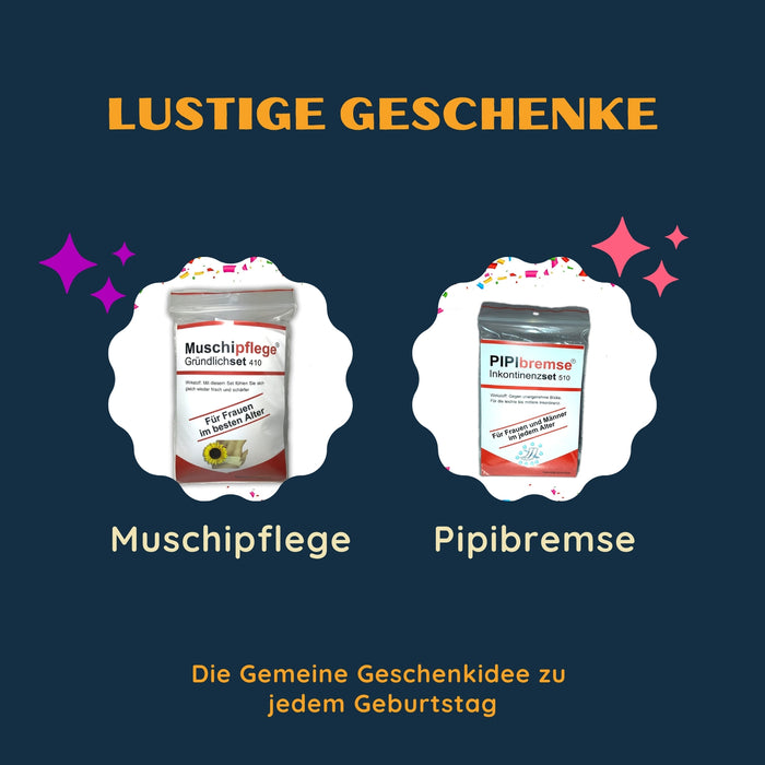Lustige Geschenkidee Frauen zum 18 30 40 50 60 | 5 teilig | Böse Geschenkidee | Spaßgeschenk